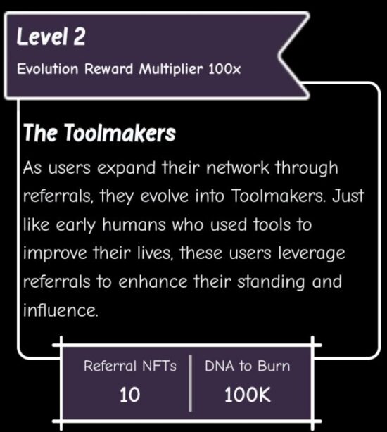 Evolve to Toolmaker